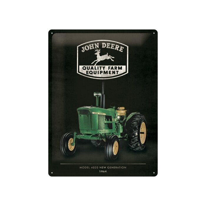 Metallplaat 30x40cm / John Deere Model 4020 hind ja info | Sisustuselemendid | kaup24.ee