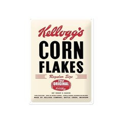Металлическая пластина 30x40 см / Kellogg´s Corn Flakes The Original  цена и информация | Детали интерьера | kaup24.ee