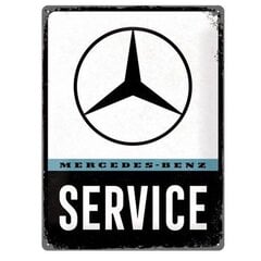 Металлическая пластина 30x40 см / Mercedes-Benz Service цена и информация | Детали интерьера | kaup24.ee