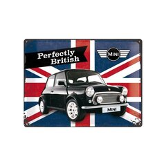 Metallplaat 30x40cm / Mini Perfectly British hind ja info | Dekoratsioonid | kaup24.ee