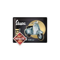 Металлическая пластина 30x40 см / Vespa GS 150cc Metallic цена и информация | Декорации для сада | kaup24.ee