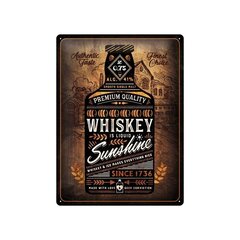 Металлическая пластина 30x40 см / Whiskey Sunshine цена и информация | Декорации для сада | kaup24.ee