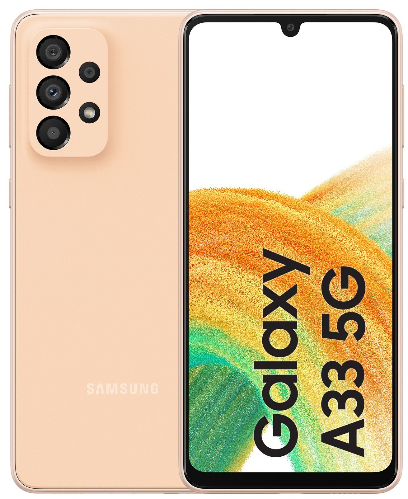 Telefon Samsung Galaxy A33 5G Dual-Sim 6/128GB Orange hind | kaup24.ee