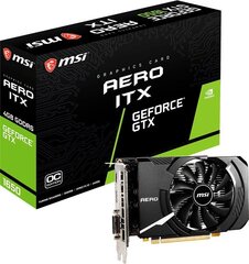 MSI GeForce GTX 1650 D6 Aero hind ja info | Videokaardid (GPU) | kaup24.ee