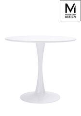 Стол Modesto Tulip FI 90, белый цена и информация | Кухонные и обеденные столы | kaup24.ee