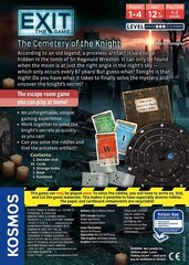 Настольная игра Exit: The Game – The Cemetery of the Knight, EN цена и информация | Настольные игры, головоломки | kaup24.ee