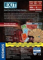 Lauamäng Exit: The Game – Dead Man on the Orient Express, EN цена и информация | Настольные игры, головоломки | kaup24.ee