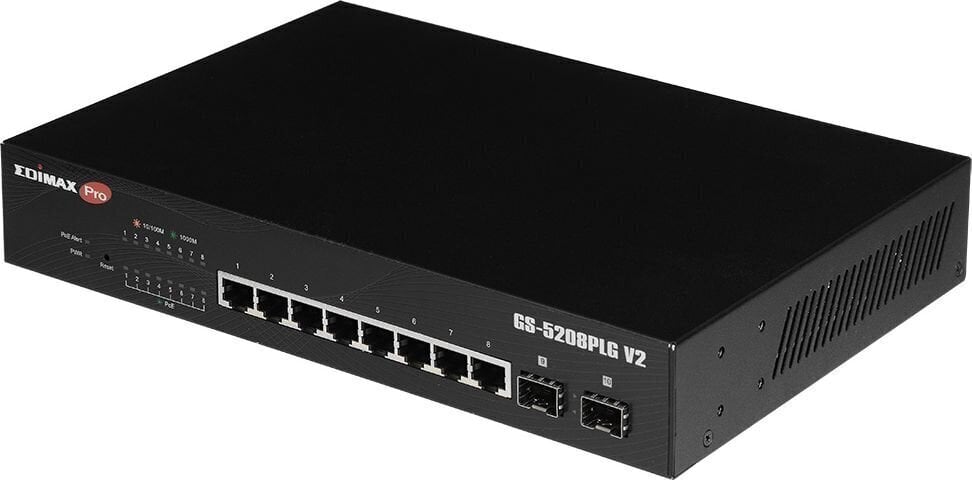 Kommutaator EdiMax GS-5208PLG V2 цена и информация | Lülitid (Switch) | kaup24.ee