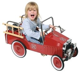 Металлическая пожарная машина с педалями цена и информация | Игрушки для мальчиков | kaup24.ee