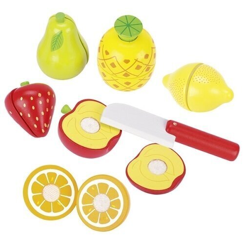 Puidust lõigatavad puuviljad (takjakinnitusega) hind ja info | Tüdrukute mänguasjad | kaup24.ee