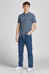 Meeste polosärk Jack & Jones 12136516GRISAILLE-M hind ja info | Meeste T-särgid | kaup24.ee