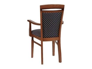 Обеденный стул BRW Bawaria P, коричневый/темно-синий цена и информация | Стулья для кухни и столовой | kaup24.ee
