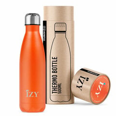 Термо-бутылка IZY Bottle, 500ml, Sandstone Orange цена и информация | Термосы, термокружки | kaup24.ee