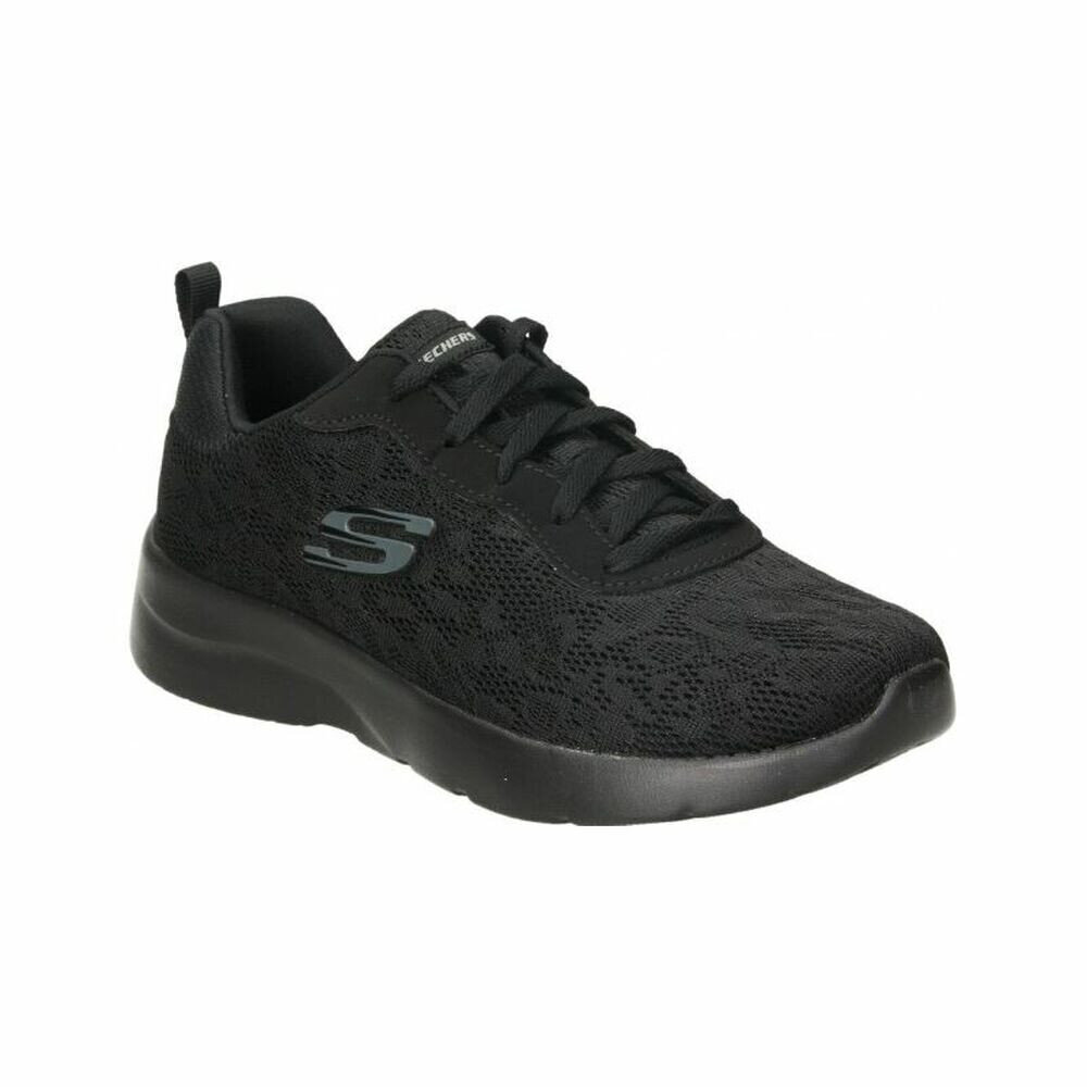 Naiste treeningkingad Skechers Floral Mesh Lace Up W must, suurus 40 S6442329 hind ja info | Naiste spordi- ja vabaajajalatsid | kaup24.ee