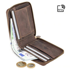 Мужской кожаный кошелек Visconti 702 Hunter, коричневый цена и информация | Мужские кошельки | kaup24.ee
