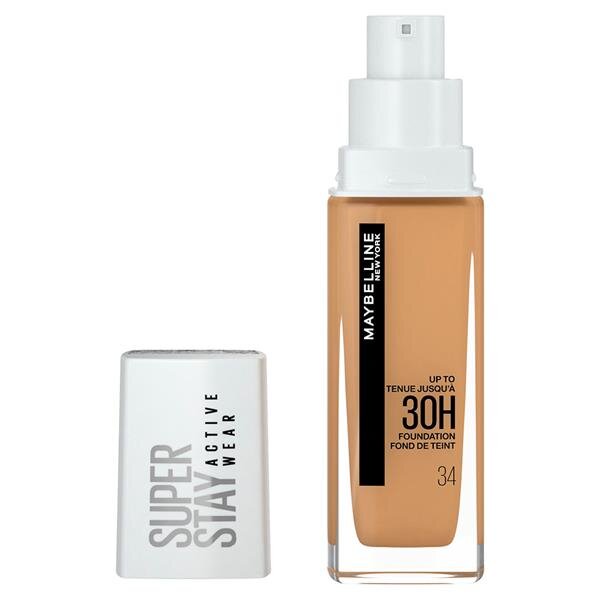 Vedel meigipõhi Superstay Activewear 30h Maybelline (30 ml): Värvus - 34 - Soft bronze hind ja info | Jumestuskreemid, puudrid | kaup24.ee