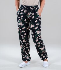 Женские брюки Hailys ROXY5003*01, черные/светло-розовые 4063942793320 цена и информация | Штаны женские | kaup24.ee