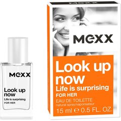 Mexx Look up Now Life Is Surprising For Her EDT naistele 15 ml цена и информация | Женские духи | kaup24.ee