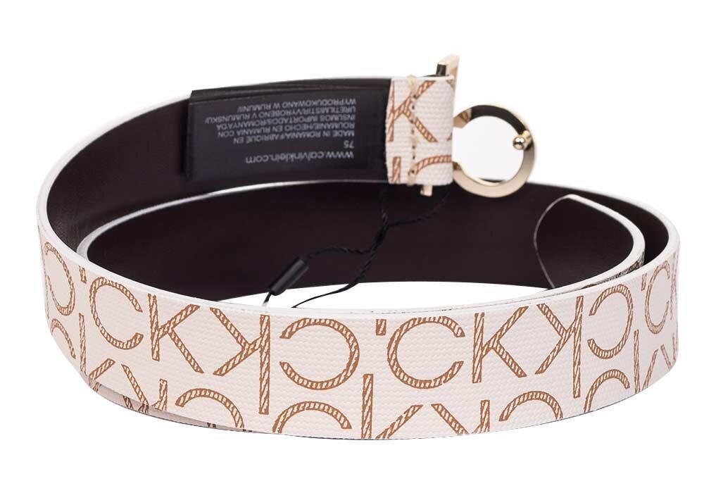 Naiste püksirihm Calvin Klein CK LOGO BELT 30 MM MONO K60K607334 0K9 26368 цена и информация | Naiste vööd | kaup24.ee