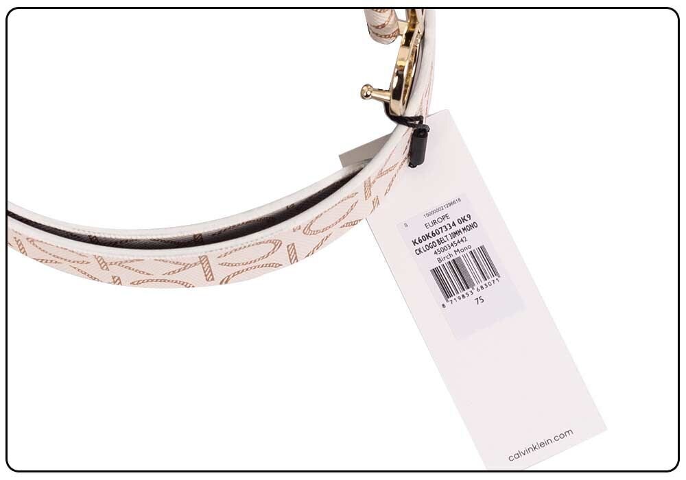 Naiste püksirihm Calvin Klein CK LOGO BELT 30 MM MONO K60K607334 0K9 26368 цена и информация | Naiste vööd | kaup24.ee