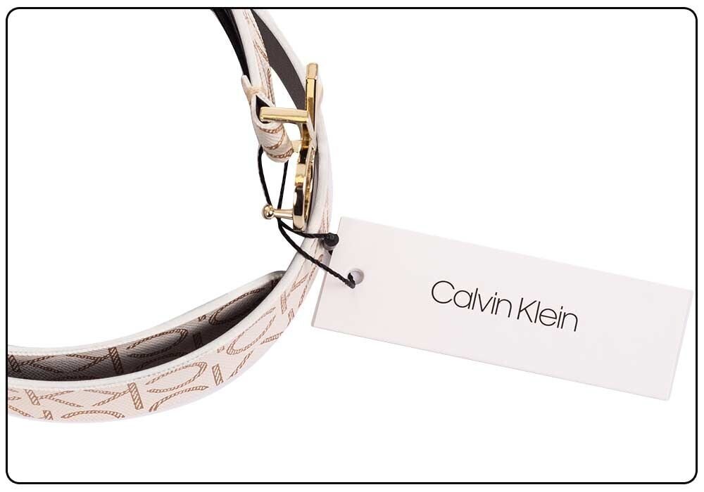 Naiste püksirihm Calvin Klein CK LOGO BELT 30 MM MONO K60K607334 0K9 26368 hind ja info | Naiste vööd | kaup24.ee