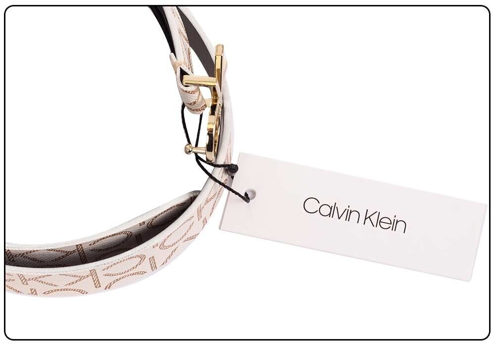 Naiste püksirihm Calvin Klein CK LOGO BELT 30 MM MONO K60K607334 0K9 26368 цена и информация | Naiste vööd | kaup24.ee