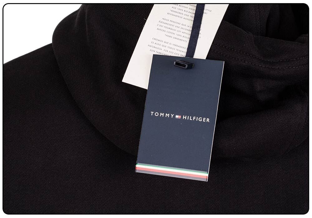 Meeste dressipluus Tommy Hilfiger Circle Chest Corp Crewneck HOODY BLACK MW0MW18368 BDS 26610 цена и информация | Meeste T-särgid | kaup24.ee