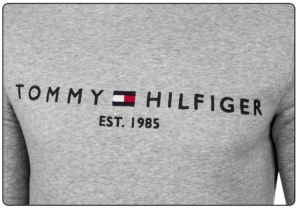 Meeste dressipluus Tommy hilfiger CORE TOMMY LOGO HOODY, hall MW0MW10752 501 28236 hind ja info | Meeste T-särgid | kaup24.ee