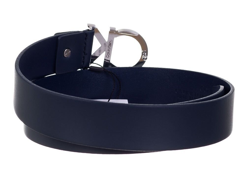 Meeste püksirihm CALVIN KLEIN 3,5 cm CK ADJ BUCKLE BELT NAVY K50K502119 411 31116 цена и информация | Meeste vööd | kaup24.ee