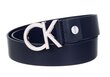 Meeste püksirihm CALVIN KLEIN 3,5 cm CK ADJ BUCKLE BELT NAVY K50K502119 411 31116 цена и информация | Meeste vööd | kaup24.ee