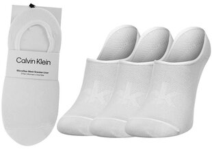 Женские носки CALVIN KLEIN, 3 пары, белые 100003033 002 31188 цена и информация | Женские носки | kaup24.ee