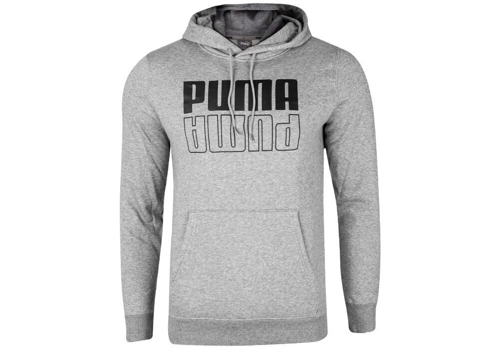 Meeste dressipluus Puma POWER HOODIE, hall 589409 03 38143 hind ja info | Meeste spordiriided | kaup24.ee