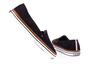 Обувь женская Tommy Hilfiger ICONIC KESHA SLIP ON BLACK FW0FW01656 990 25545 цена и информация | Спортивная обувь, кроссовки для женщин | kaup24.ee