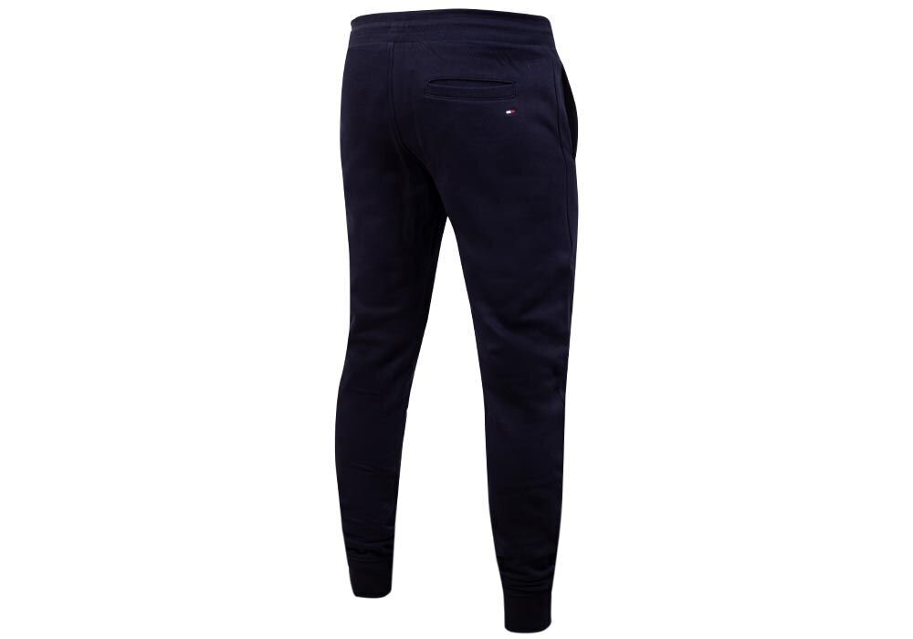 Meeste puuvillased püksid Tommy Hilfiger Essential Tommy Sweatpants Navy MW0MW17384 DW5 25960 цена и информация | Meeste spordiriided | kaup24.ee