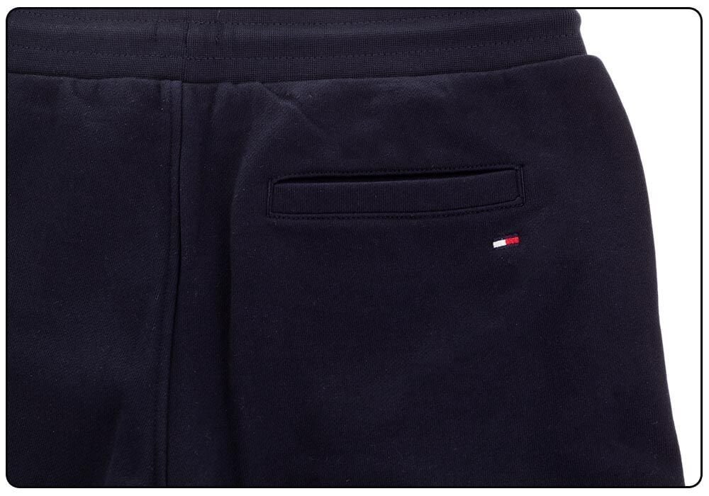 Meeste puuvillased püksid Tommy Hilfiger Essential Tommy Sweatpants Navy MW0MW17384 DW5 25960 цена и информация | Meeste spordiriided | kaup24.ee