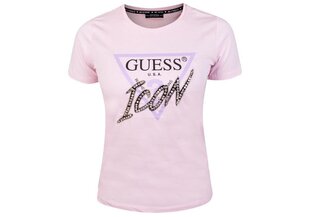 Футболка женская Guess SS CN ICON TEE PINK W1RI25I3Z00 G600 25876 цена и информация | Женские футболки | kaup24.ee