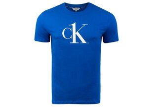 Meeste T-särk Calvin Klein RELAXED CREW TEE BLUE KM0KM00646 C5D 26055 цена и информация | Мужские футболки | kaup24.ee