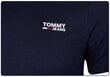 Meeste T-särk Tommy Hilfiger TJM REGULAR CORP, logoga, väljalõikega, tumesinine, DM0DM09588 C87 27882 hind ja info | Meeste T-särgid | kaup24.ee