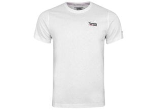 Мужская футболка Tommy Hilfiger TJM REGULAR CORP, с логотипом, с вырезом, белая, DM0DM09588 YBR 28127 цена и информация | Мужские футболки | kaup24.ee