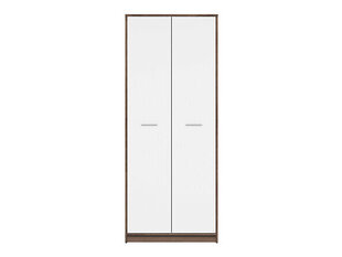 Шкаф BRW Nepo Plus 2D, коричневый/белый цена и информация | Шкафы | kaup24.ee