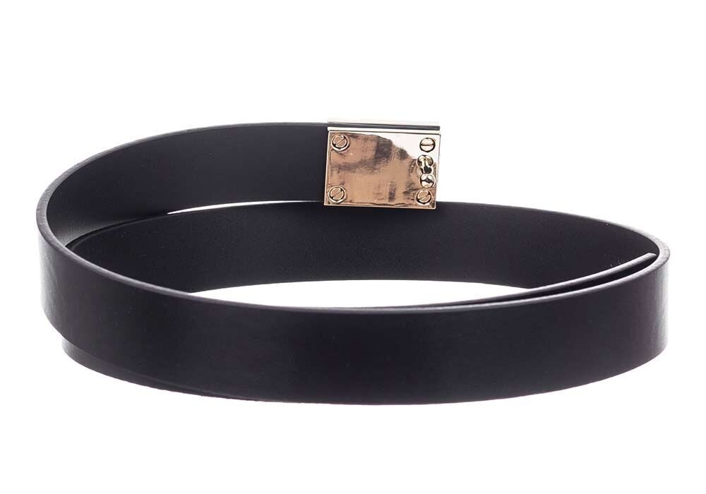 Naiste püksirihm Calvin Klein SQUARE PLAQUE BUCKLE BELT, 25 mm, must K60K607657 BAX 26105 цена и информация | Naiste vööd | kaup24.ee