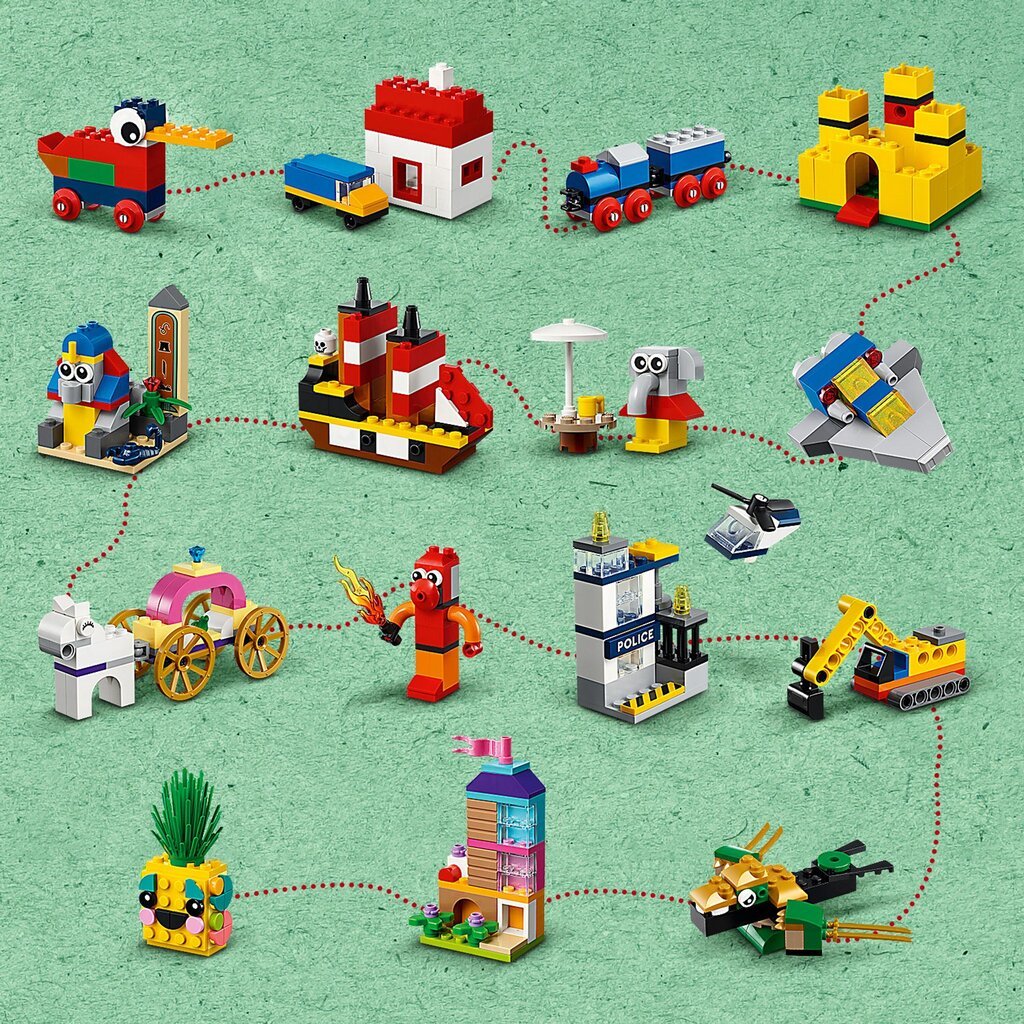 11021 LEGO® Classic 90 aastat mängu hind ja info | Klotsid ja konstruktorid | kaup24.ee