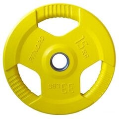 Весовой диск 15 кг, FitNord Tri Grip Olympic цена и информация | Гантели, гири, штанги | kaup24.ee