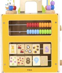 Puidust tegevuskuubik - sorteerija Viga цена и информация | Игрушки для малышей | kaup24.ee