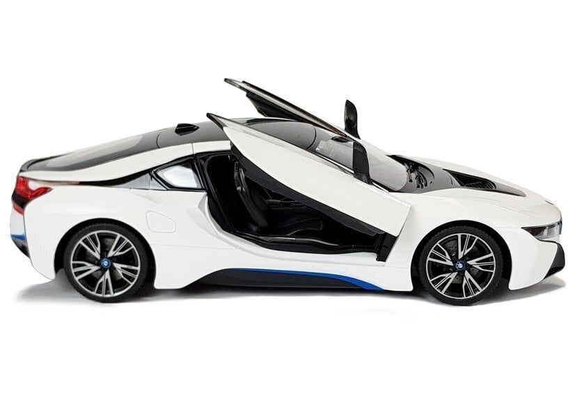 Kaugjuhitav BMW i8 1:14 - Automaatuksed - Rastar hind ja info | Poiste mänguasjad | kaup24.ee