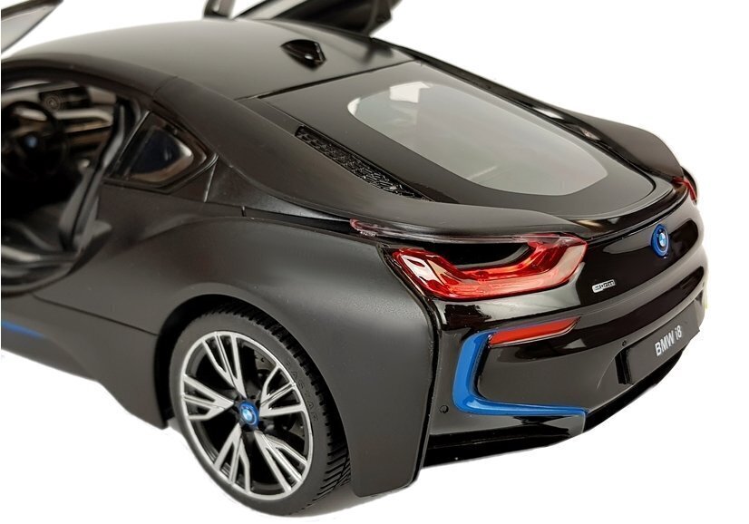 Kaugjuhitav BMW i8 1:14 - Automaatuksed - Rastar hind ja info | Poiste mänguasjad | kaup24.ee