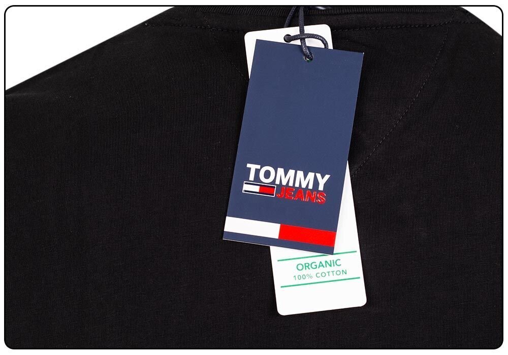 Meeste T-särk Tommy Hilfiger TJM CLASSIC, väljalõikega, must, DM0DM09598 BDS 28255 цена и информация | Meeste T-särgid | kaup24.ee