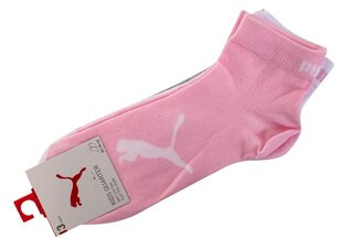 Носки следки Puma, 3 пары, розовые, белые, серые, 907961 04 28351 цена и информация | Puma Одежда для мальчиков | kaup24.ee