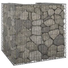 vidaXL gabioonsein prügikastile, tsingitud teras, 110 x 100 x 110 cm hind ja info | Dekoratiivsed lillepotid | kaup24.ee