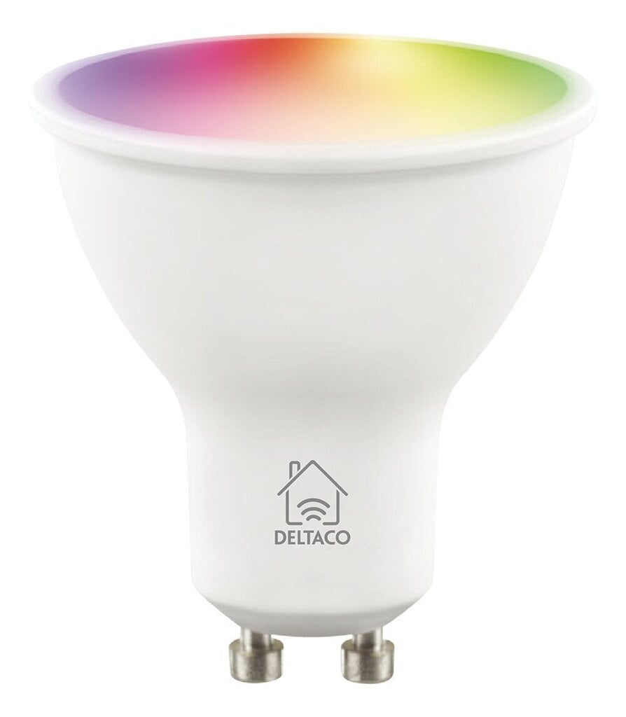 LED nutipirn DELTACO SMART HOME GU10, 5W, 470lm, 220-240V, RGB / SH-LGU10RGB-3P цена и информация | Lambipirnid, lambid | kaup24.ee